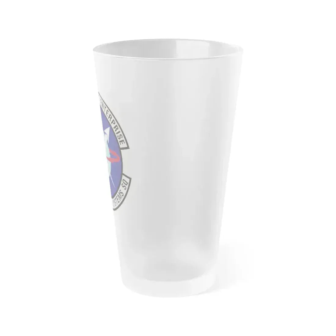 643d Electronic Systems Squadron (U.S. Air Force) Frosted Pint Glass 16oz - Go Mug Yourself