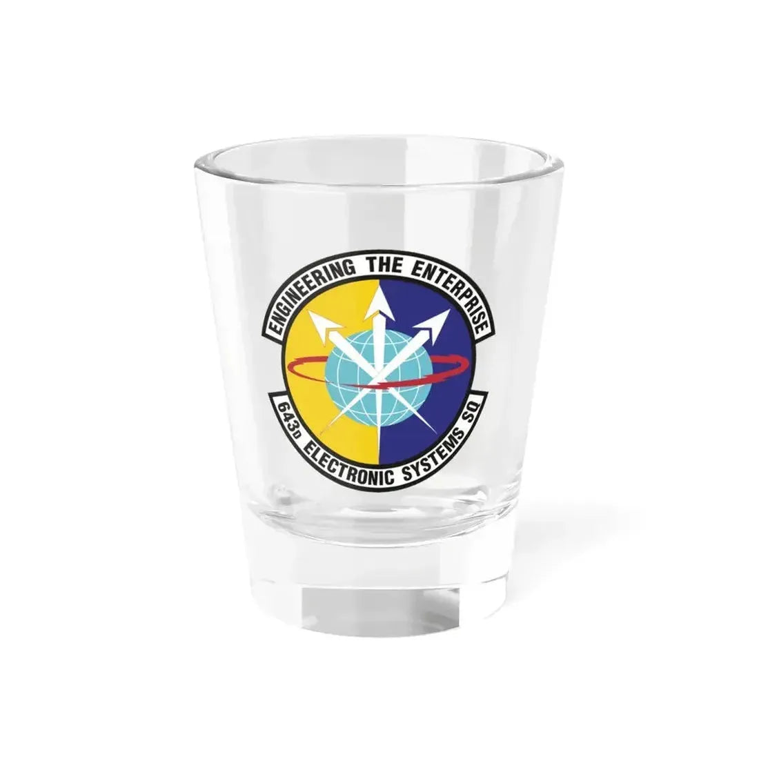 643d Electronic Systems Squadron (U.S. Air Force) Shot Glass 1.5oz 1.5oz - Go Mug Yourself