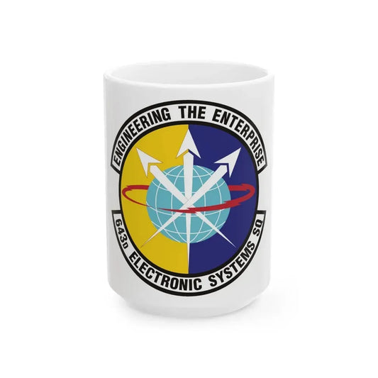 643d Electronic Systems Squadron (U.S. Air Force) White Coffee Mug 15oz - Go Mug Yourself