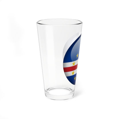 Flag orb Cape Verde (Cape Verde) Pint Glass 16oz