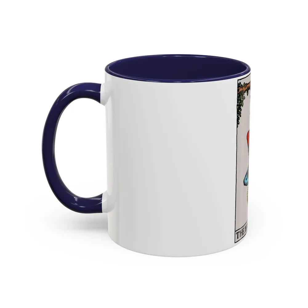 The Hanged Man (Tarot Card) Accent Coffee Mug-Go Mug Yourself