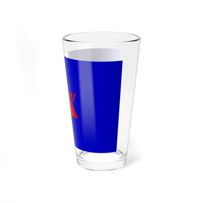 Flag of Katsura Ibaraki 1966-2005 (Japan) Pint Glass 16oz
