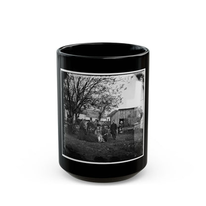 Fredericksburg, Va. Nurses And Officers Of The U.S. Sanitary Commission (U.S. Civil War) Black Coffee Mug