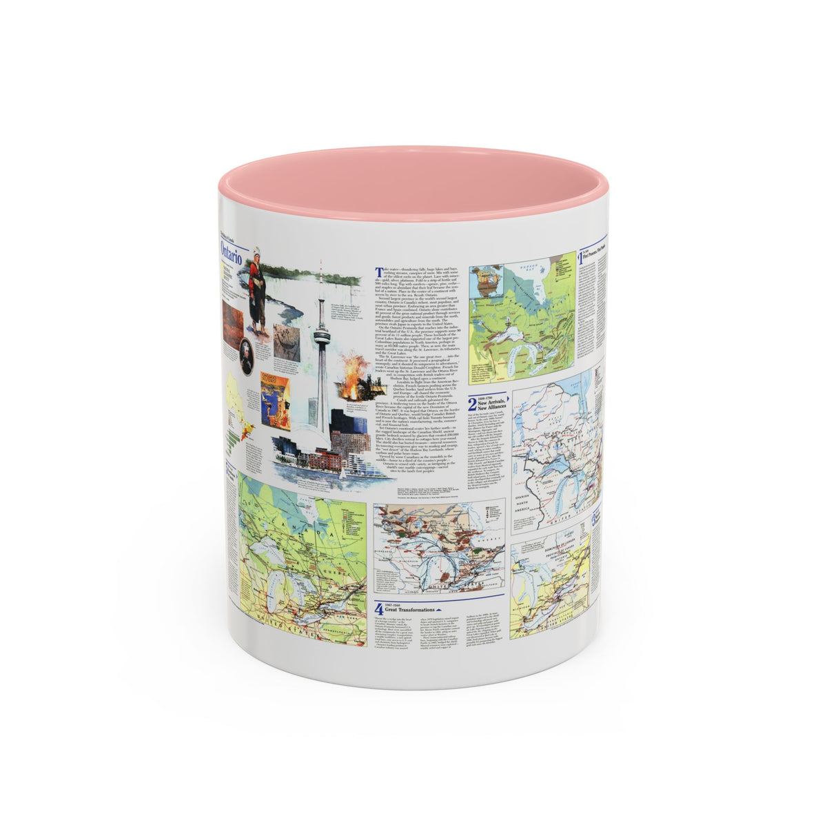 Canada - Ontario 2 (1996) (Map) Accent Coffee Mug