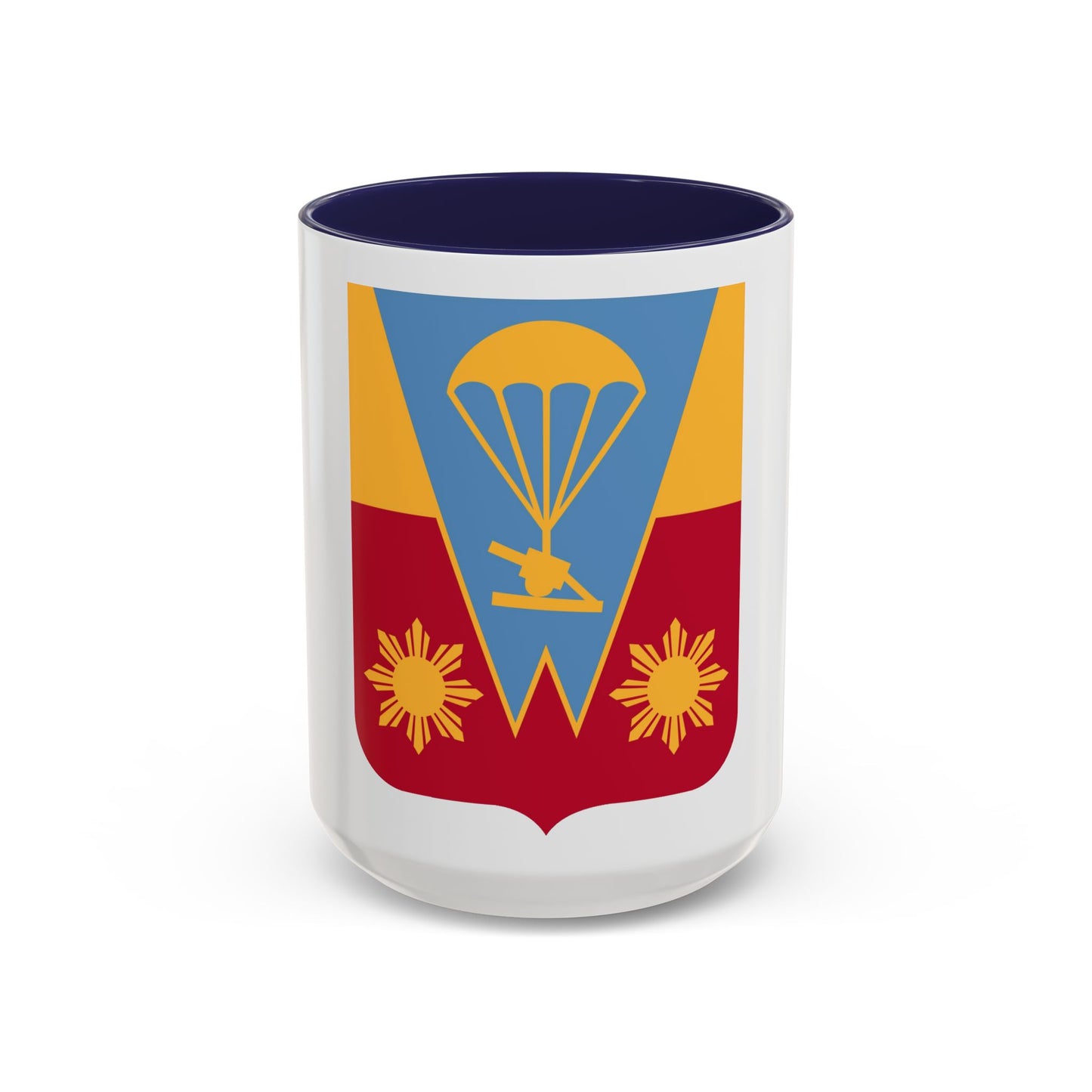 674th Airborne Field Artillery Battalion v2 (U.S. Army) Accent Coffee Mug