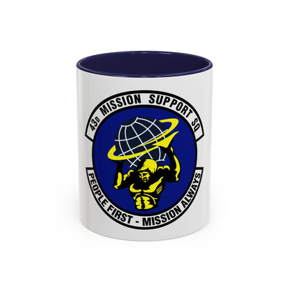 43d Mission Support Squadron (U.S. Air Force) Accent Coffee Mug