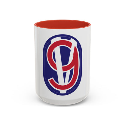 95th Infantry Division (U.S. Army) Accent Coffee Mug
