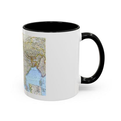 Asia - Southwest (1963) (Map) Accent Coffee Mug