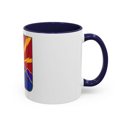 593rd Field Artillery Battalion v2 (U.S. Army) Accent Coffee Mug