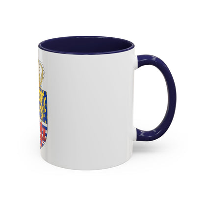 Lesser coat of arms of the Hereditary Grand Duke of Luxembourg (2000) - Accent Coffee Mug