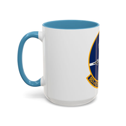 557 Flying Training Squadron AETC (U.S. Air Force) Accent Coffee Mug