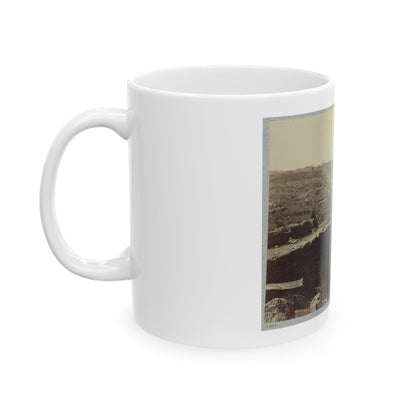 Battlefield Of Bull Run, Ruins Of The Stone Bridge (U.S. Civil War) White Coffee Mug