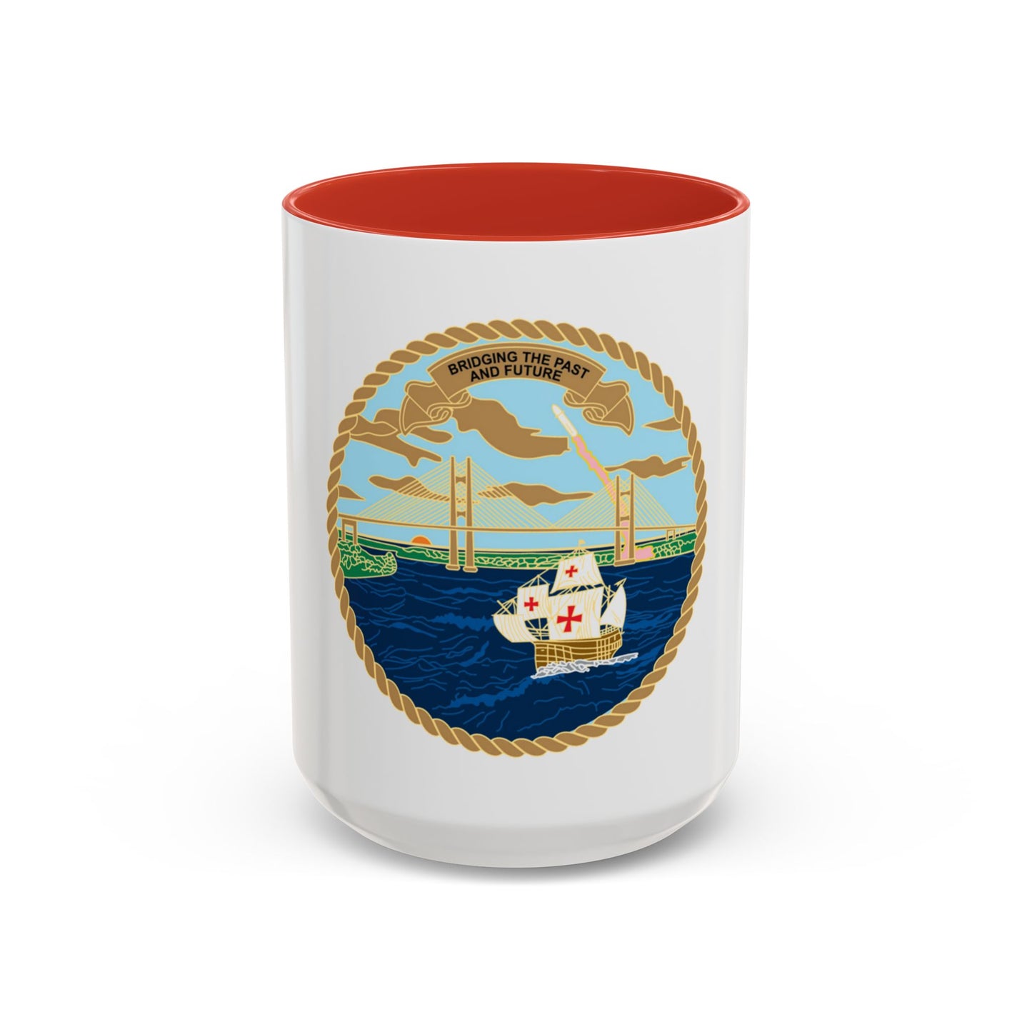 USCG Sector Jacksonville Bridge (U.S. Coast Guard) Accent Coffee Mug