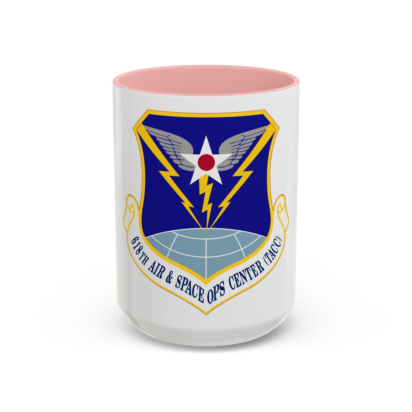 618 Air Operations Center AMC (U.S. Air Force) Accent Coffee Mug
