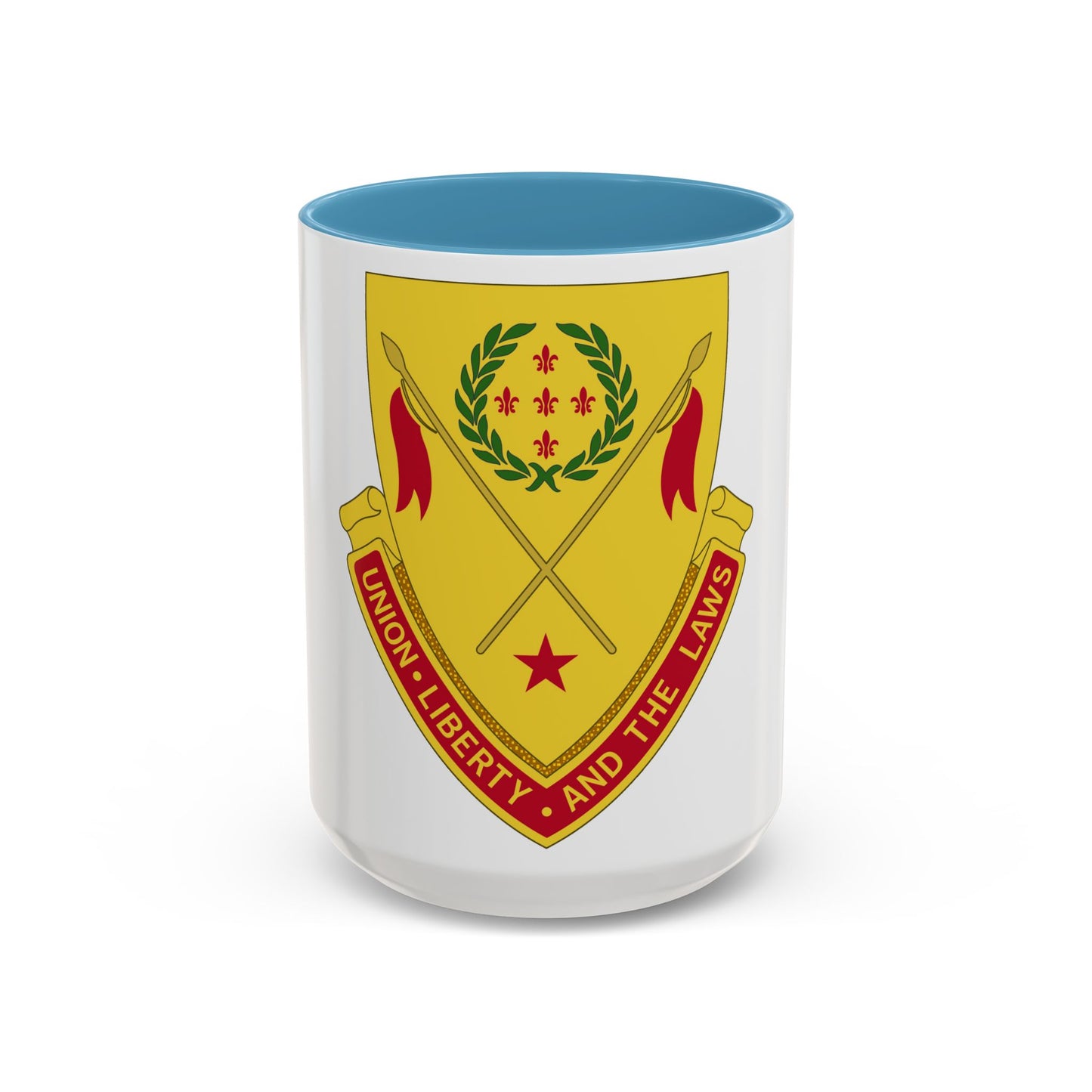 180th Field Artillery Battalion (U.S. Army) Accent Coffee Mug