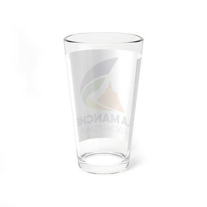 Flag of the Department of Manche (France) Pint Glass 16oz