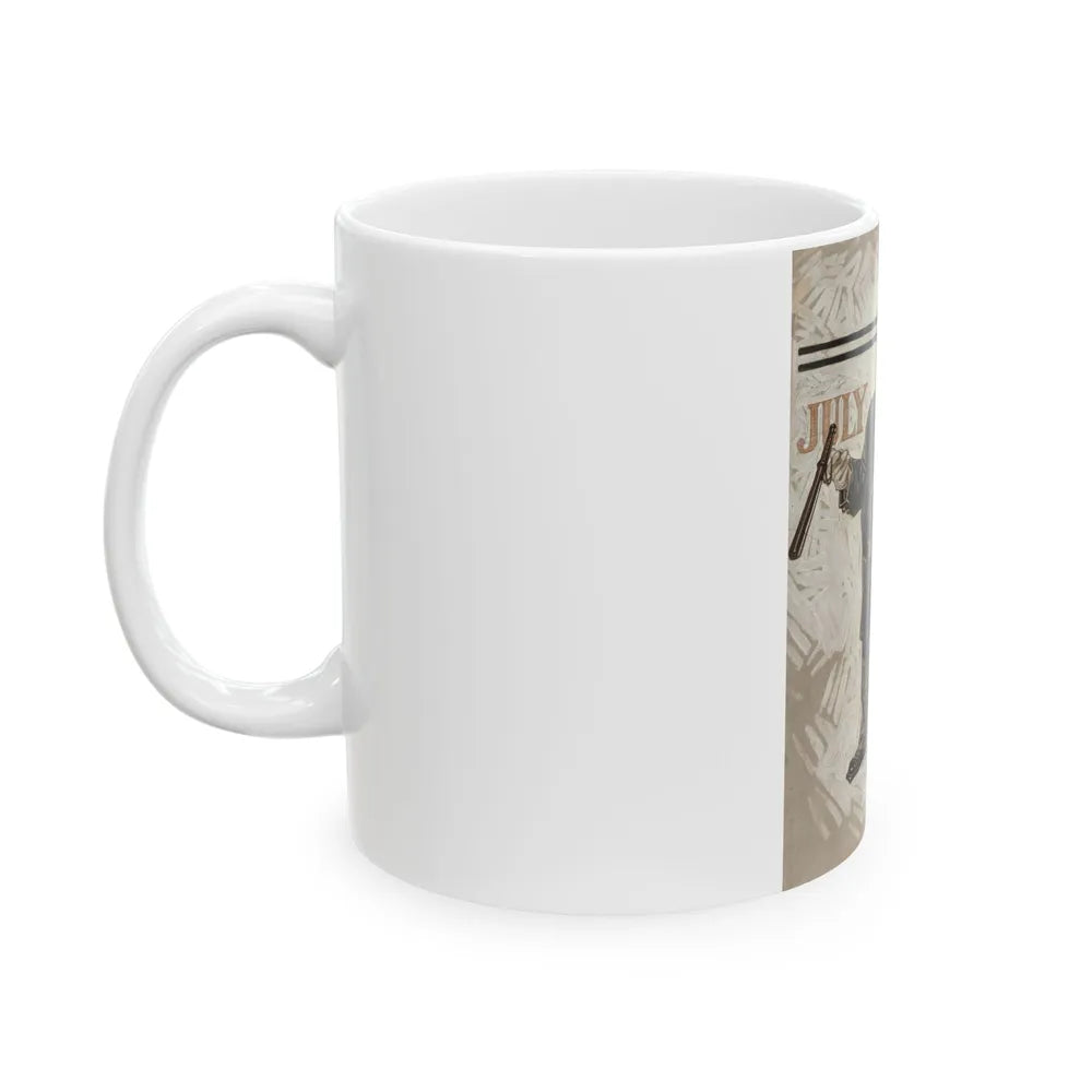 Fourth of July, The Saturday Evening Post, July 1, 1911 - White Coffee Mug-Go Mug Yourself