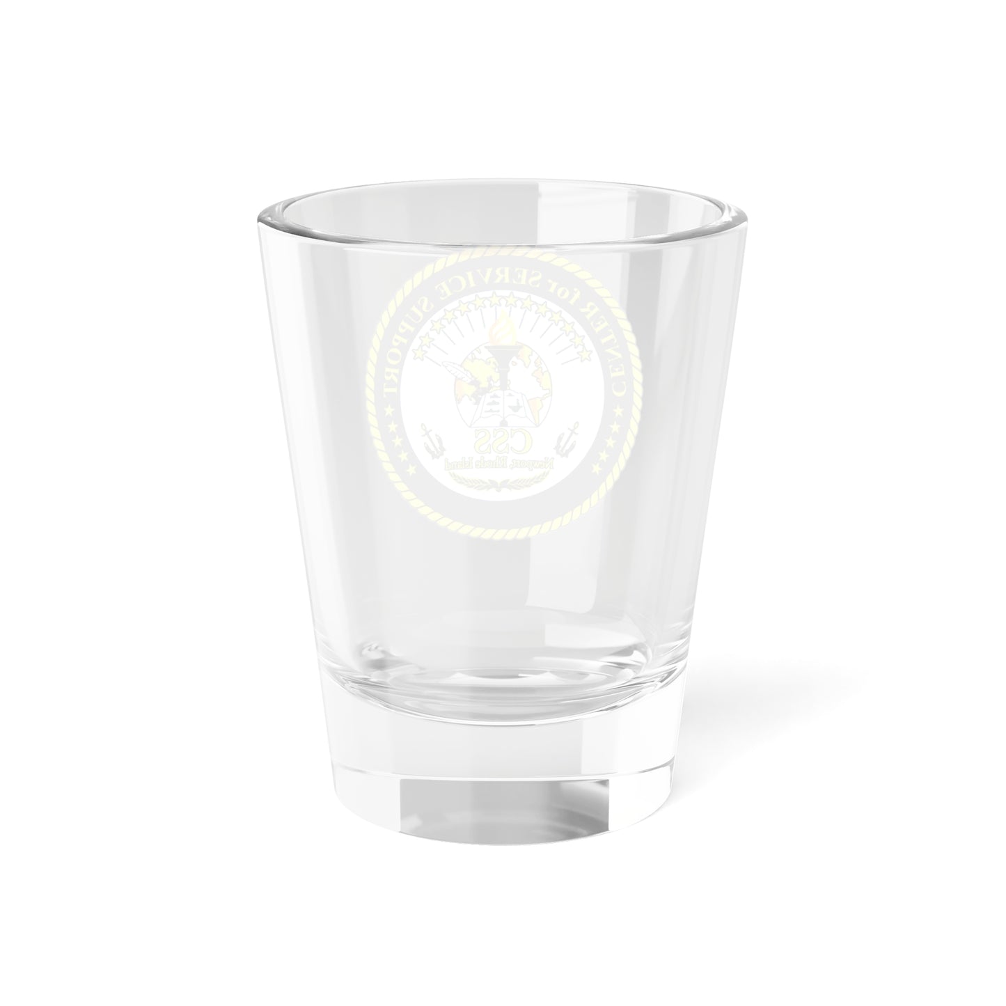 Center for Service Support Newport RI (U.S. Navy) Shot Glass 1.5oz