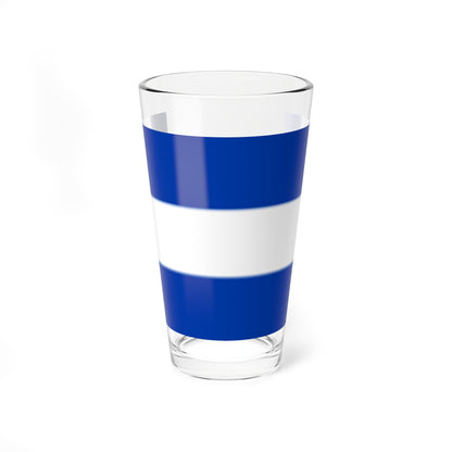 Flag of Belgrano Blue (Argentina) Pint Glass 16oz