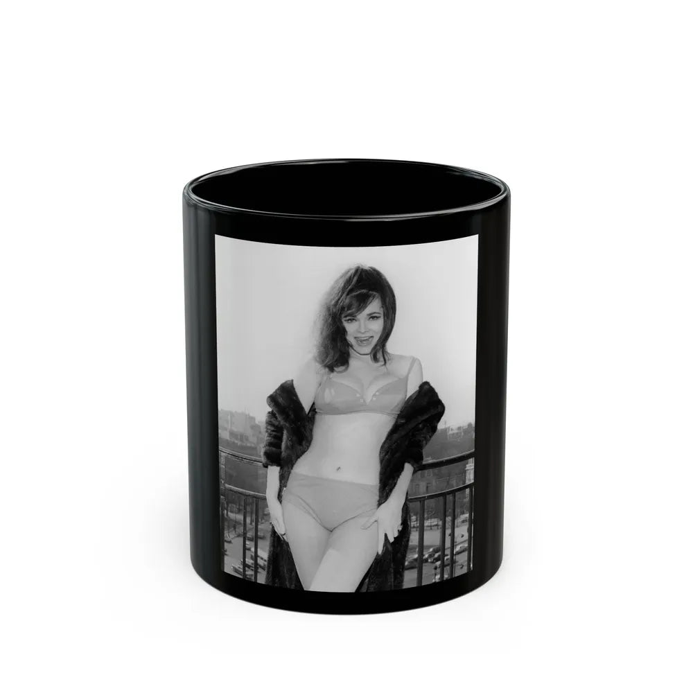 Gila Golan #136 (Vintage Female Icon) Black Coffee Mug-11oz-Go Mug Yourself