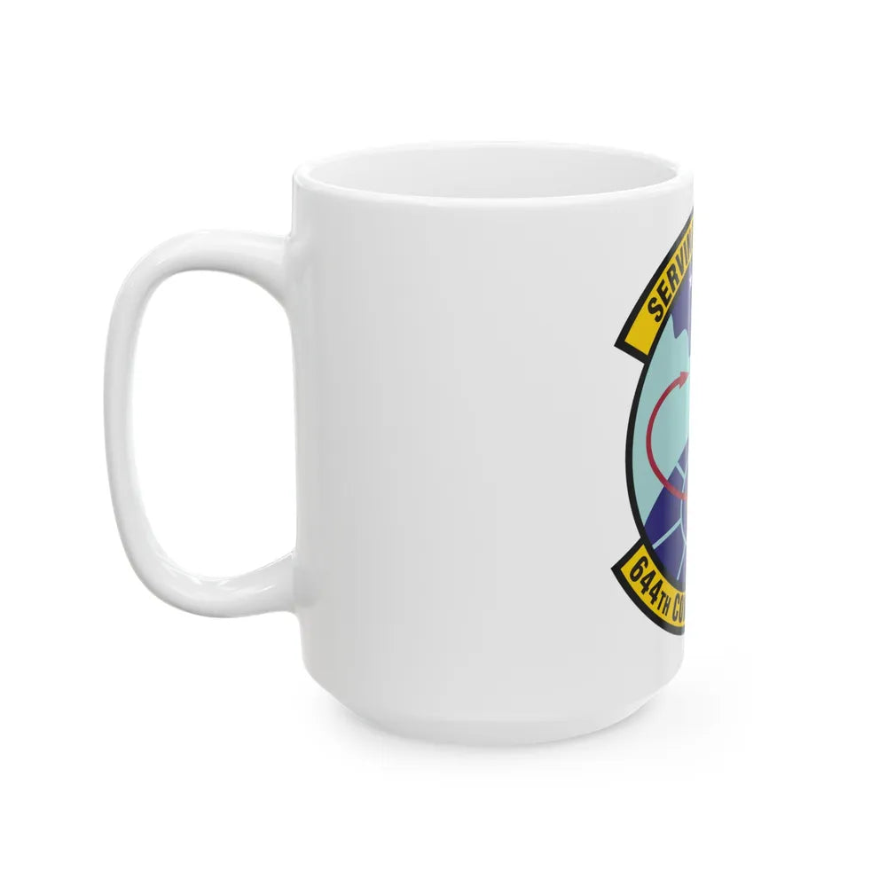 644th Combat Communications Squadron (U.S. Air Force) White Coffee Mug-Go Mug Yourself