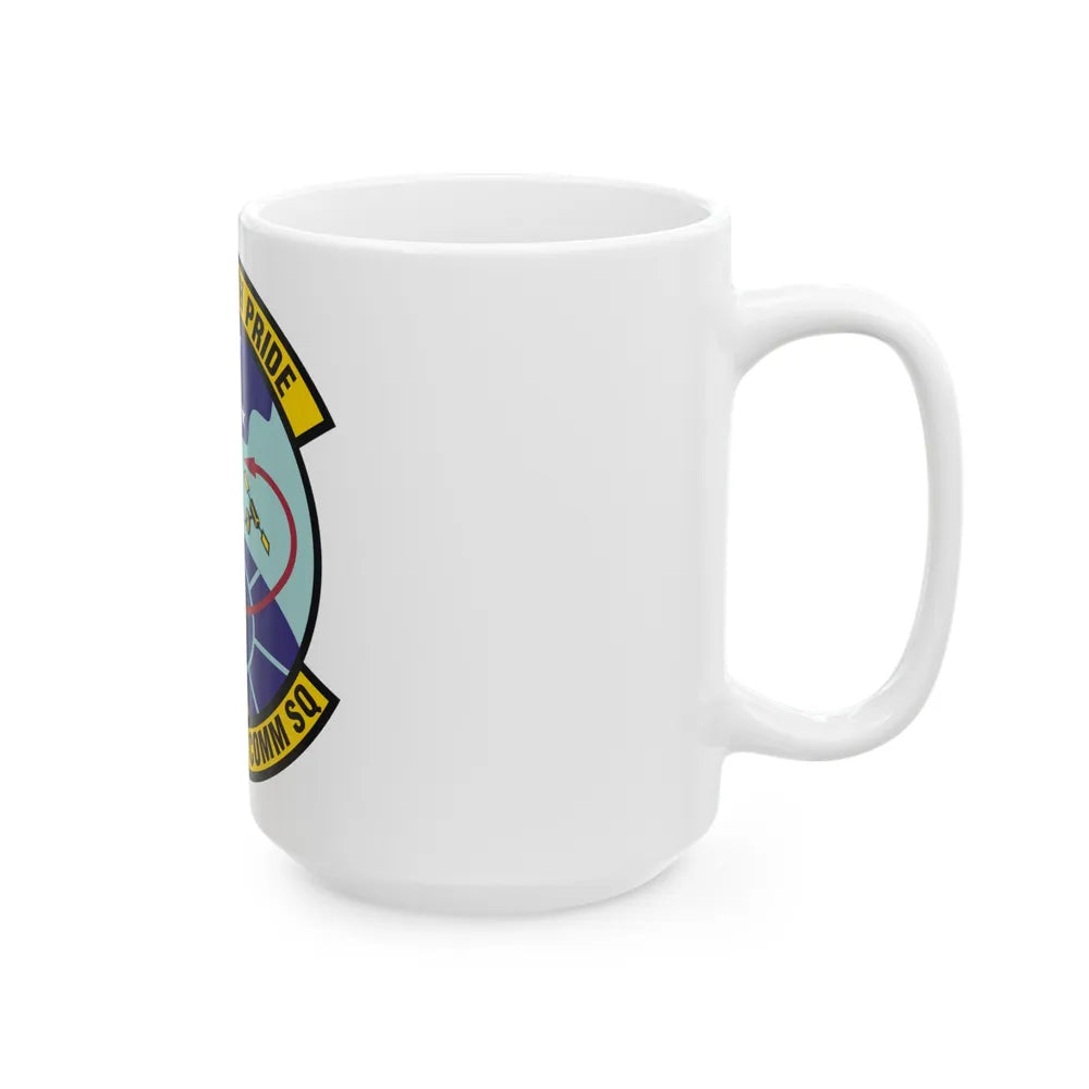 644th Combat Communications Squadron (U.S. Air Force) White Coffee Mug-Go Mug Yourself