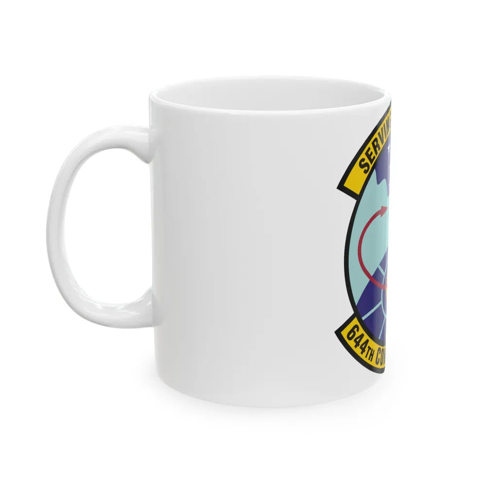 644th Combat Communications Squadron (U.S. Air Force) White Coffee Mug-Go Mug Yourself