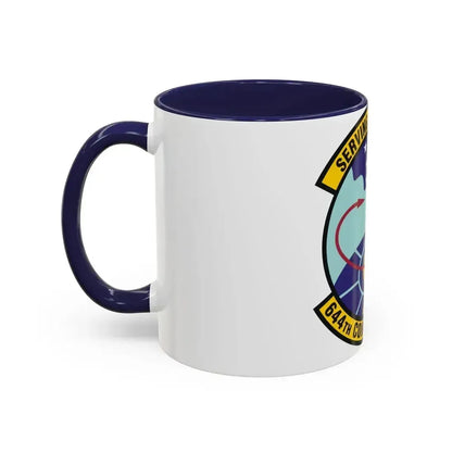 644th Combat Communications Squadron (U.S. Air Force) Accent Coffee Mug - Go Mug Yourself