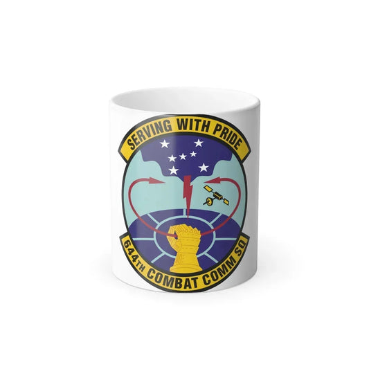 644th Combat Communications Squadron (U.S. Air Force) Color Changing Coffee Mug 11oz - Go Mug Yourself