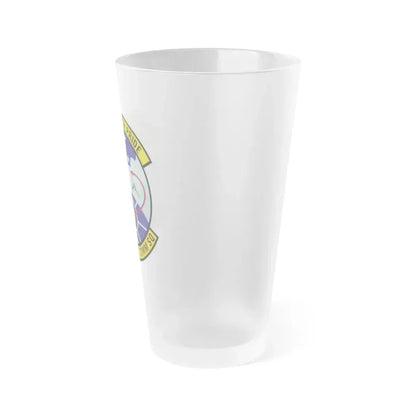 644th Combat Communications Squadron (U.S. Air Force) Frosted Pint Glass 16oz - Go Mug Yourself