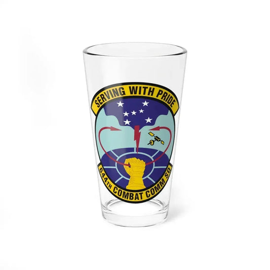 644th Combat Communications Squadron (U.S. Air Force) Pint Glass 16oz 16oz - Go Mug Yourself