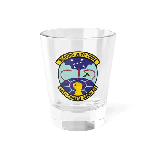 644th Combat Communications Squadron (U.S. Air Force) Shot Glass 1.5oz 1.5oz - Go Mug Yourself