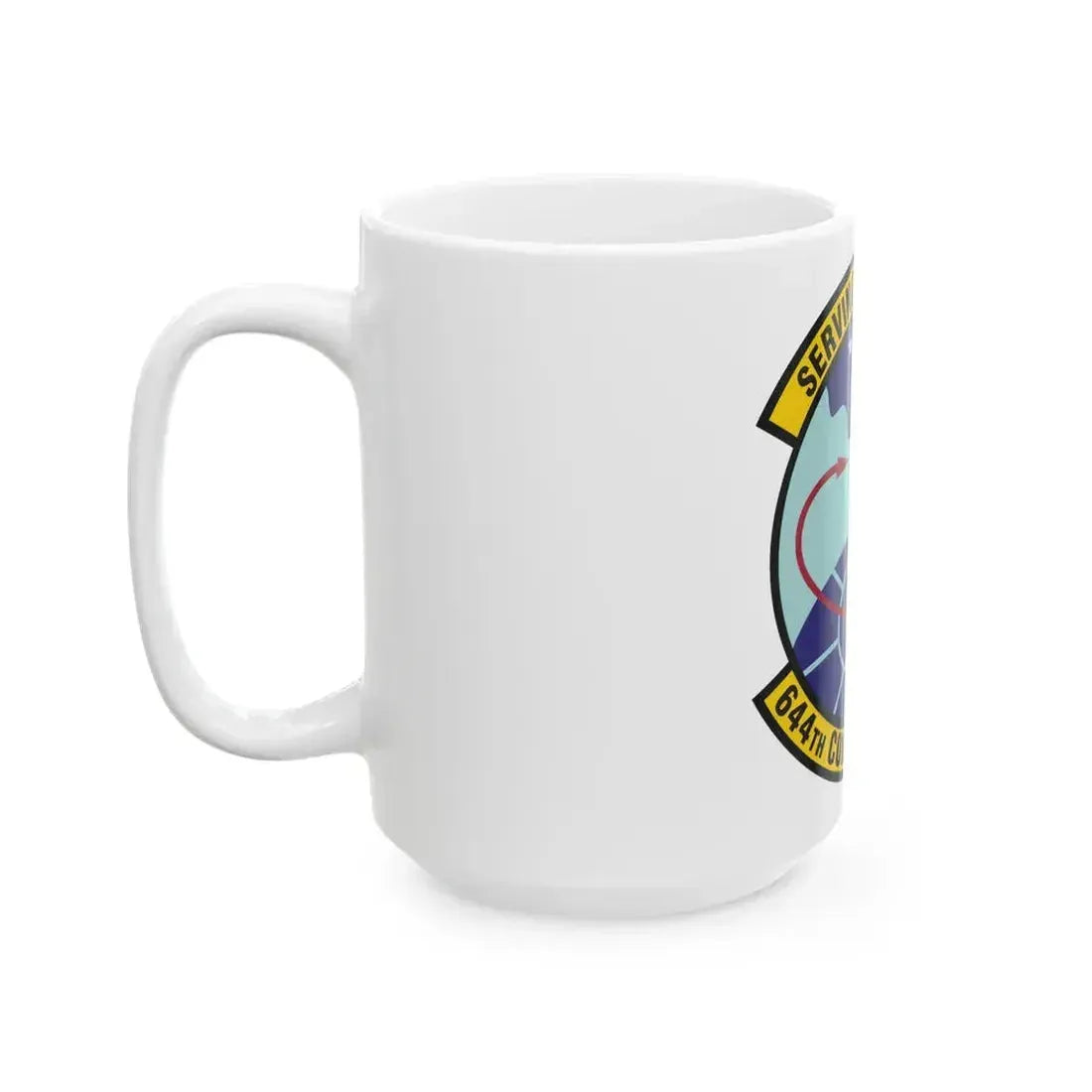 644th Combat Communications Squadron (U.S. Air Force) White Coffee Mug - Go Mug Yourself