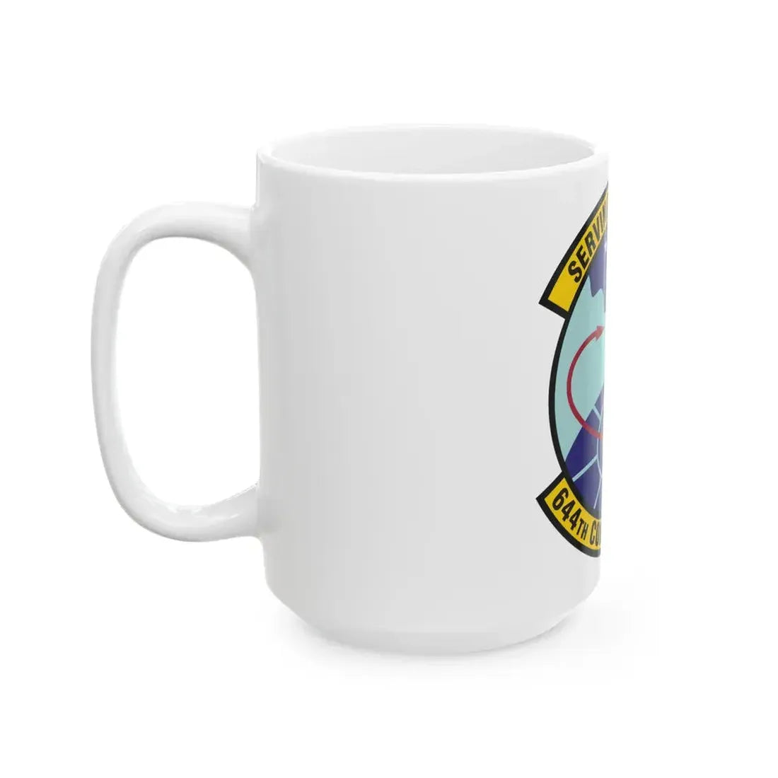 644th Combat Communications Squadron (U.S. Air Force) White Coffee Mug - Go Mug Yourself