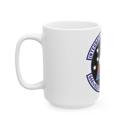 644th Electronic Systems Squadron (U.S. Air Force) White Coffee Mug-Go Mug Yourself