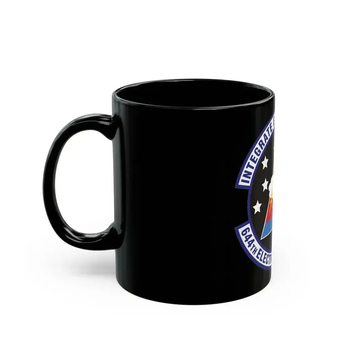 644th Electronic Systems Squadron (U.S. Air Force) Black Coffee Mug - Go Mug Yourself