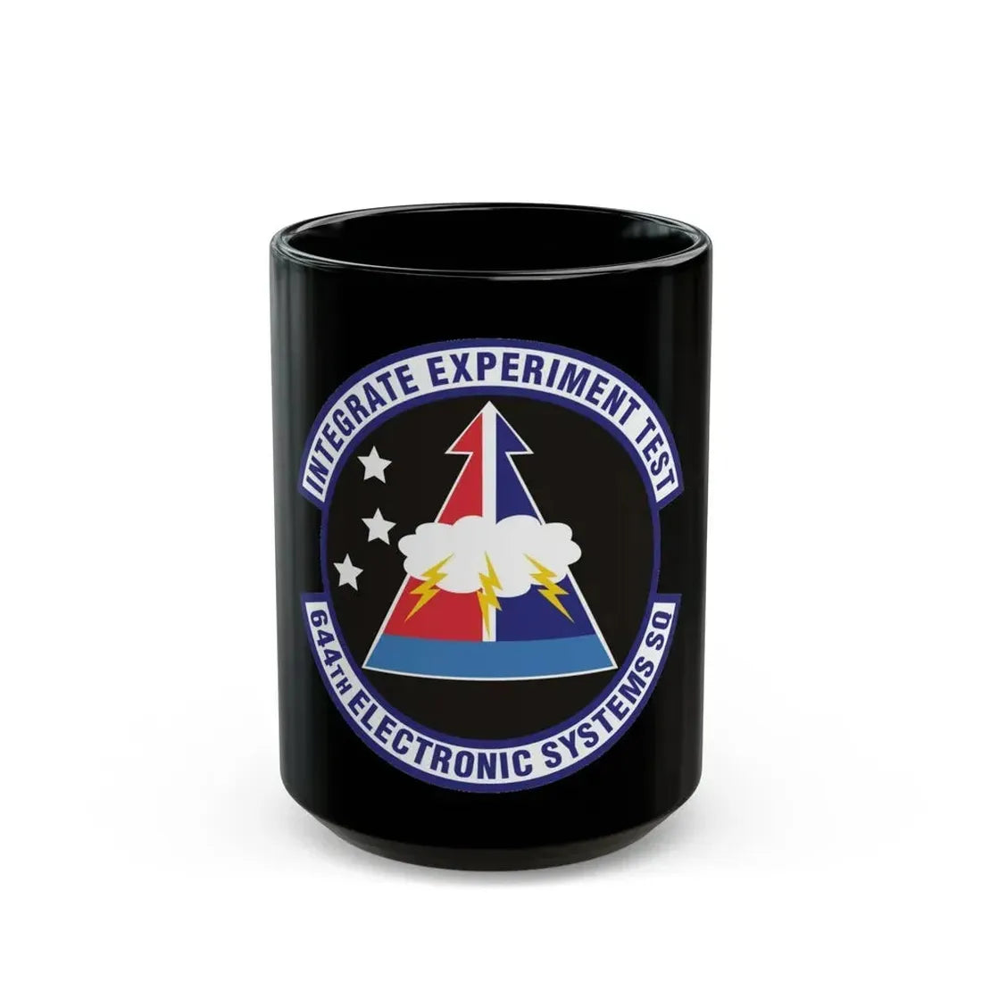 644th Electronic Systems Squadron (U.S. Air Force) Black Coffee Mug - Go Mug Yourself