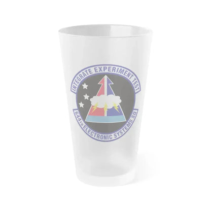644th Electronic Systems Squadron (U.S. Air Force) Frosted Pint Glass 16oz 16oz Frosted - Go Mug Yourself