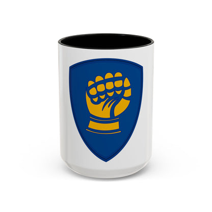 46th Infantry Division CSIB (U.S. Army) Accent Coffee Mug