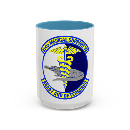 314th Medical Support Squadron (U.S. Air Force) Accent Coffee Mug