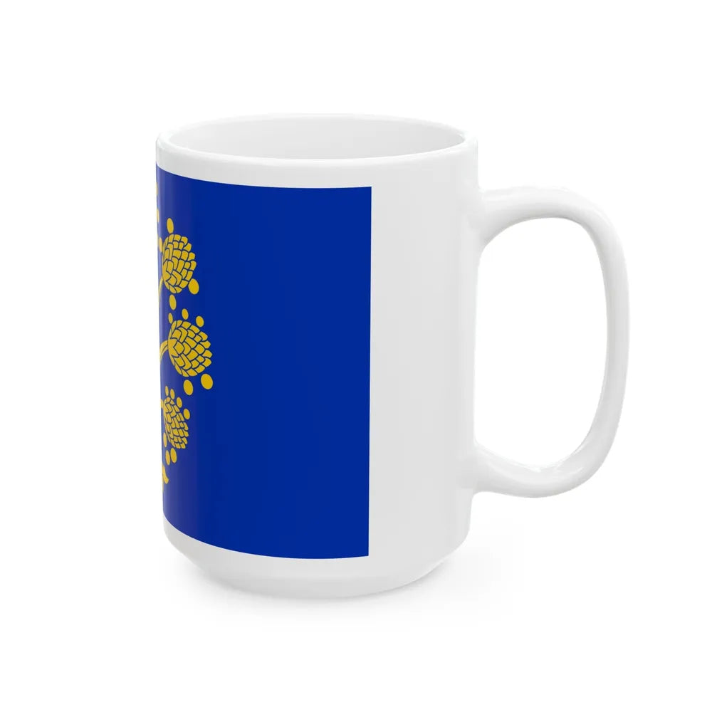 Flag of Appleby in Westmorland UK - White Coffee Mug-Go Mug Yourself