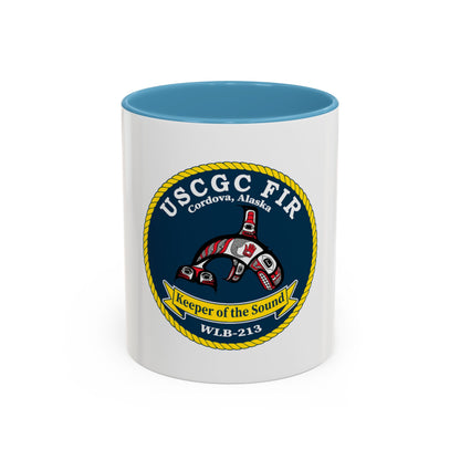 USCG FIR WLB 213 (U.S. Coast Guard) Accent Coffee Mug