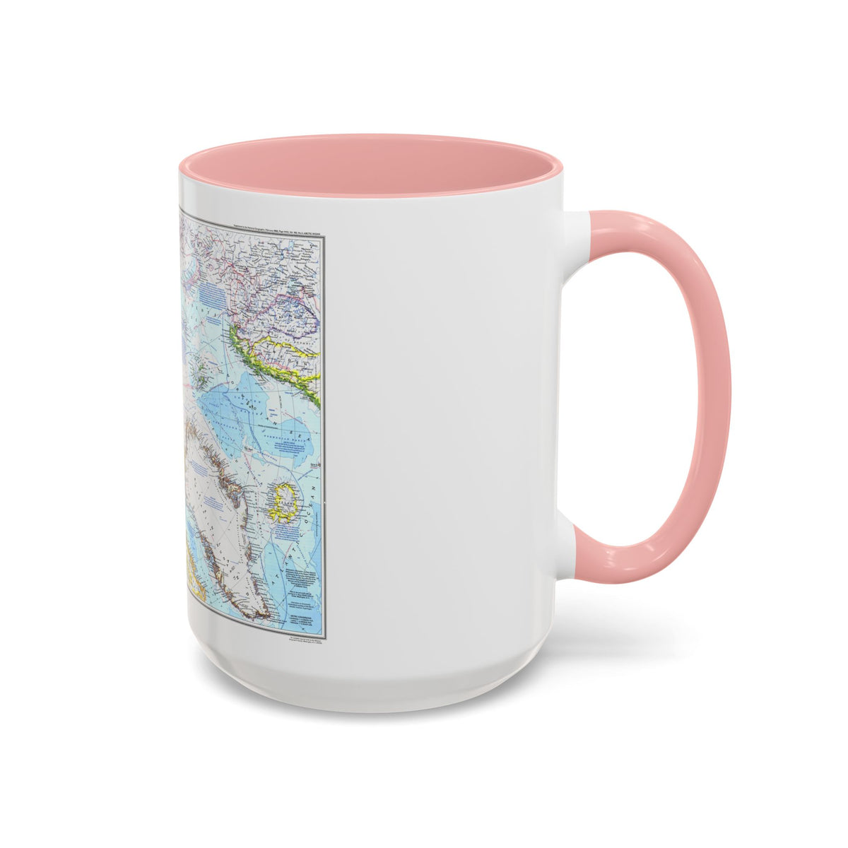 Arctic Ocean (1983) (Map) Accent Coffee Mug