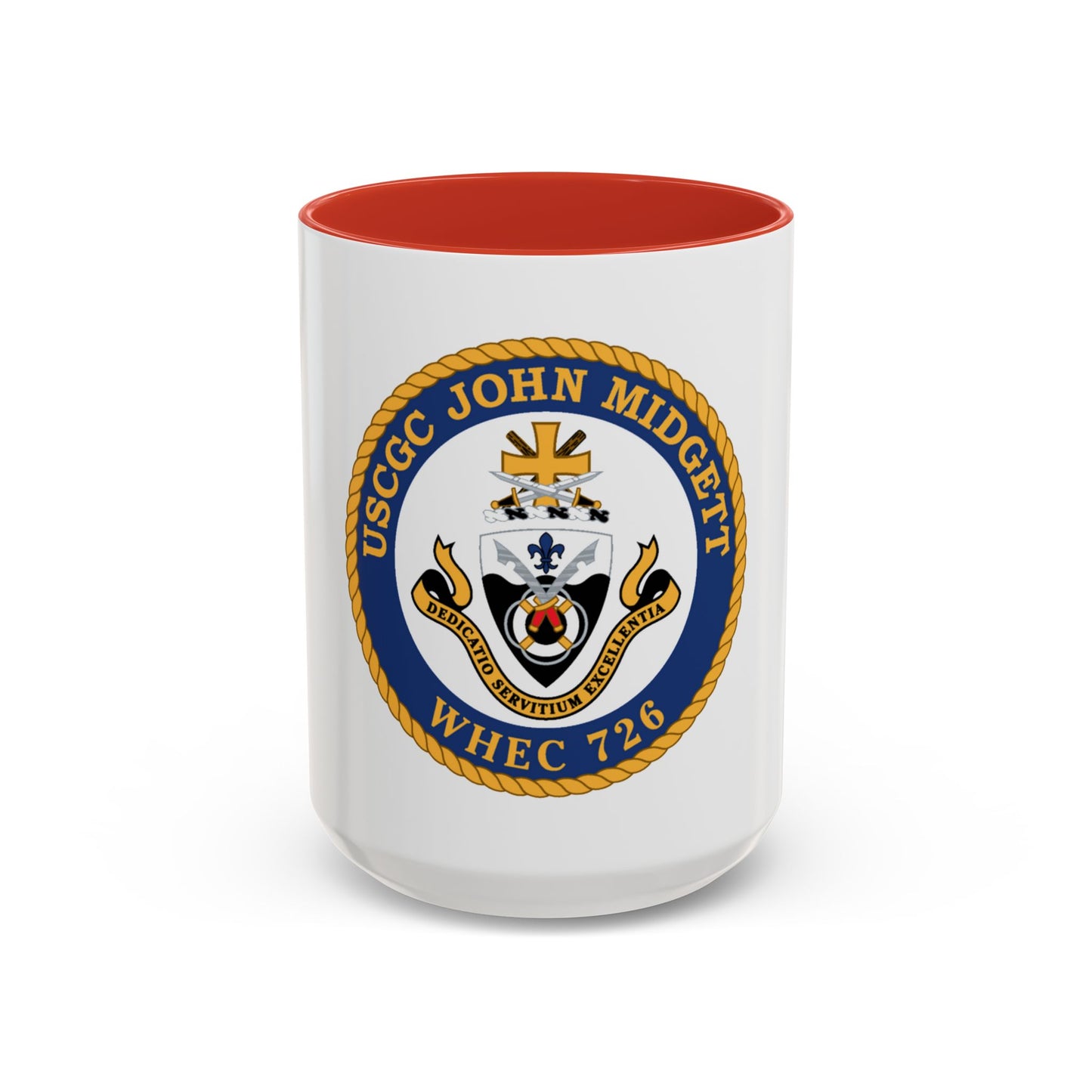 USCGC John Midgett WHEC 726 (U.S. Coast Guard) Accent Coffee Mug