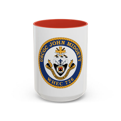 USCGC John Midgett WHEC 726 (U.S. Coast Guard) Accent Coffee Mug