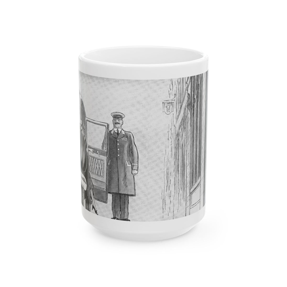 Fancy Town (1) - White Coffee Mug
