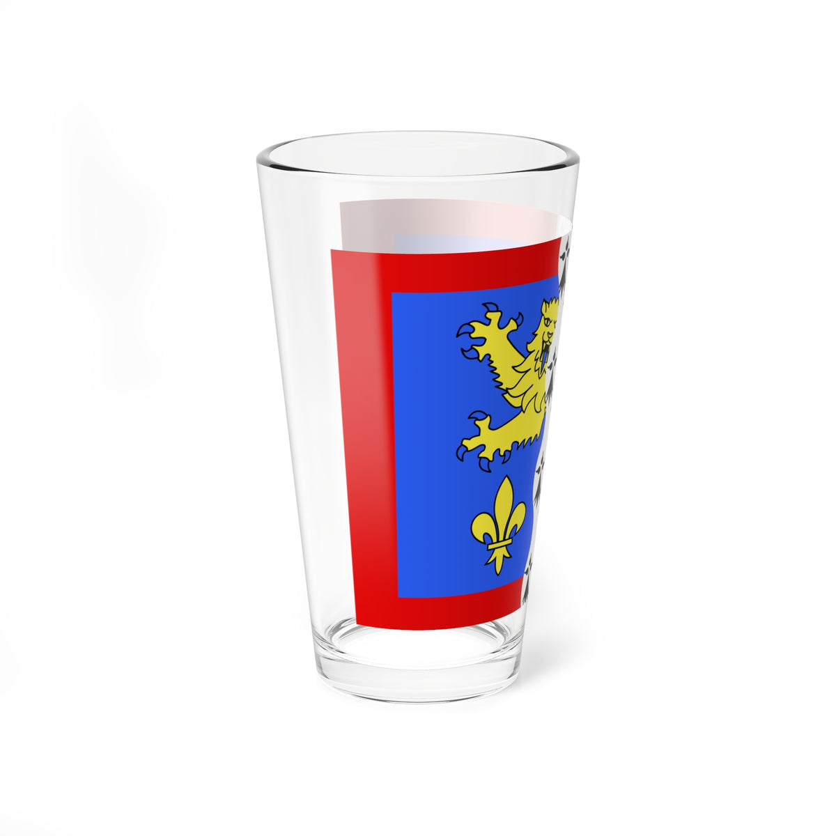 Drapeau fr departement Mayenne (France) Pint Glass 16oz