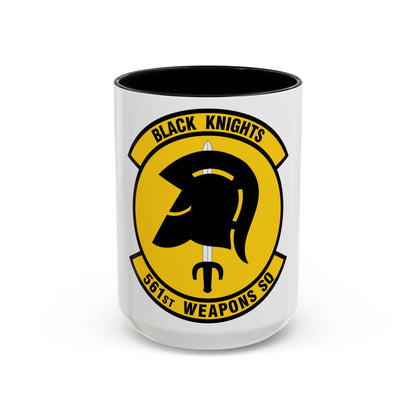 561 Weapons Squadron ACC (U.S. Air Force) Accent Coffee Mug