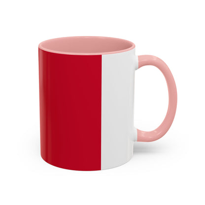 Flag of Haarlem the capital of the province of North Holland Netherlands - Accent Coffee Mug