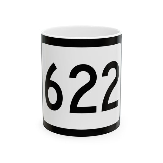 WV-622 (Virginia) (Road Sign) White Coffee Mug-11oz-Go Mug Yourself